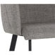 Griffin 34.75 inch November Grey / Bravo Cognac Counter Stool